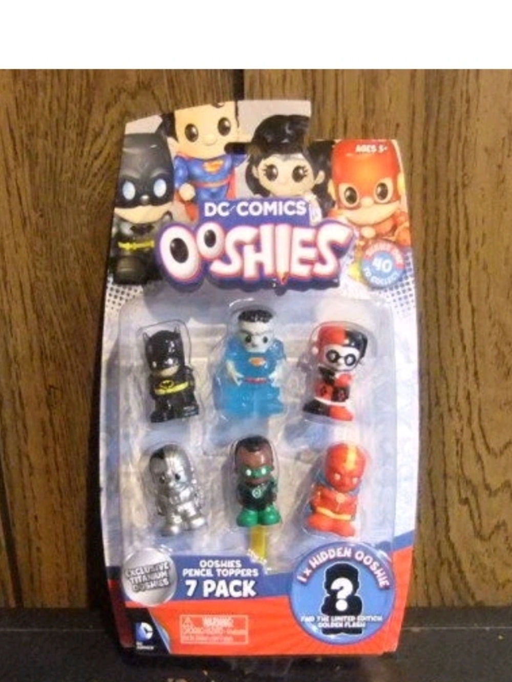 Series 1 DC Comics Ooshies 7-Pack Titanium Cyborg John Stewart Harley Quinn